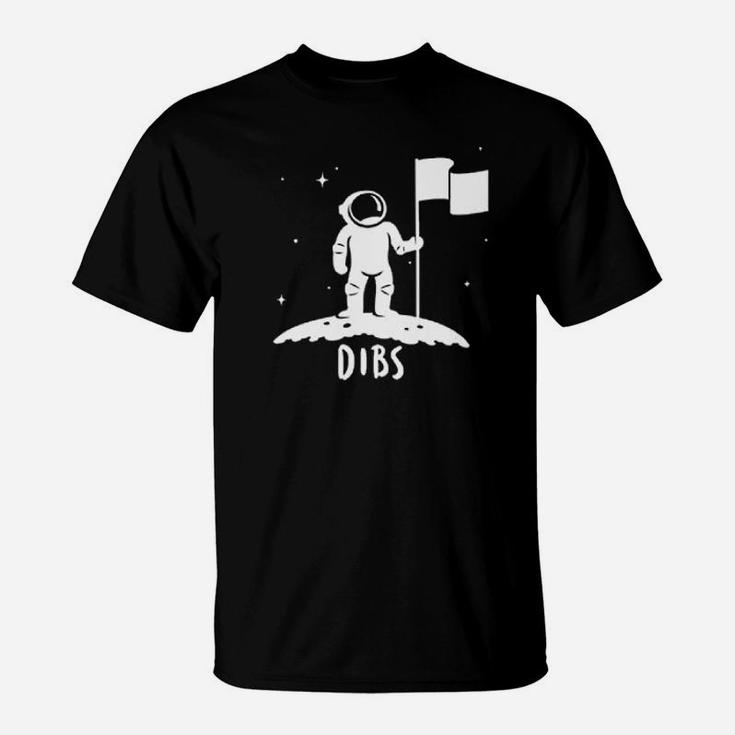 Flag On The Moon Astronaut Space T-Shirt