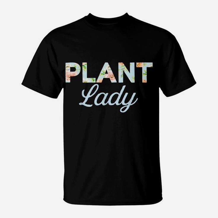 Floral Pattern For Gardening Moms | Plant Lady T-Shirt