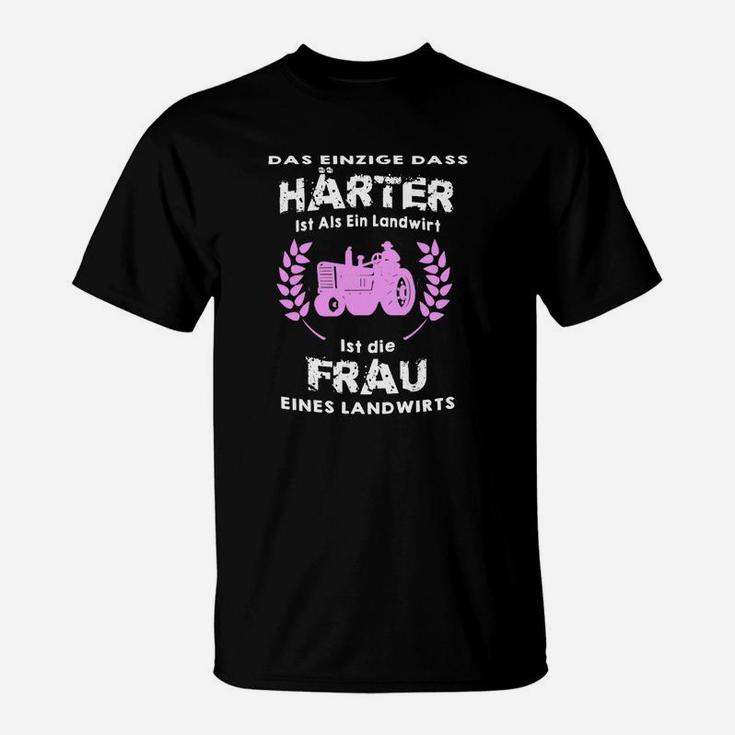 Frau Ein Landwirtschafts- T-Shirt