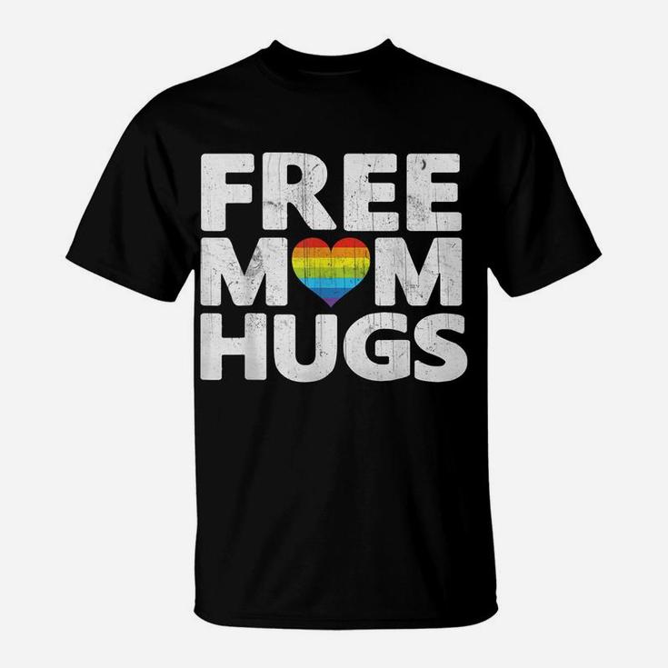 Free Mom Hugs Tshirt, Free Mom Hugs Rainbow Gay Pride Shirt T-Shirt