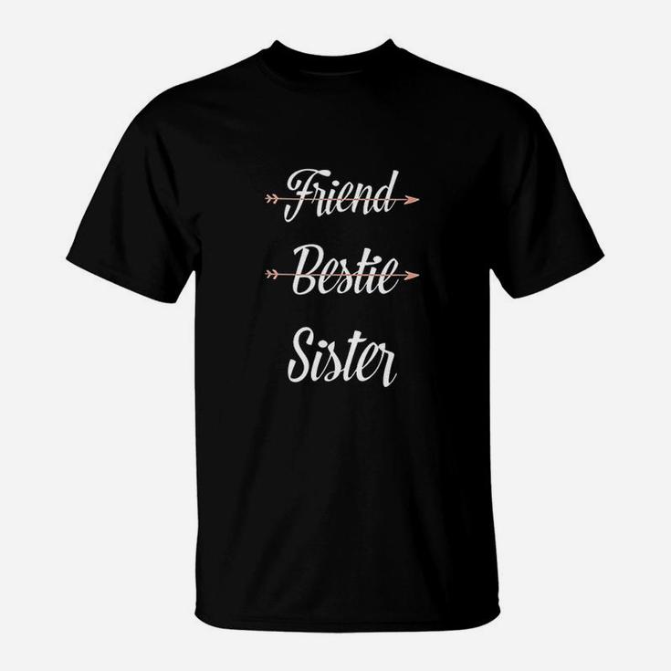Friend Bestie Soul Sister Best Gift For 2 3 Girls Bff T-Shirt