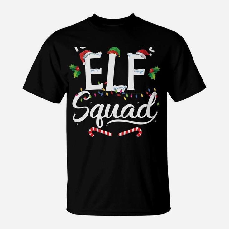 Funny 1St Grade Elf Squad Teacher Student Christmas Gift Sweatshirt T-Shirt