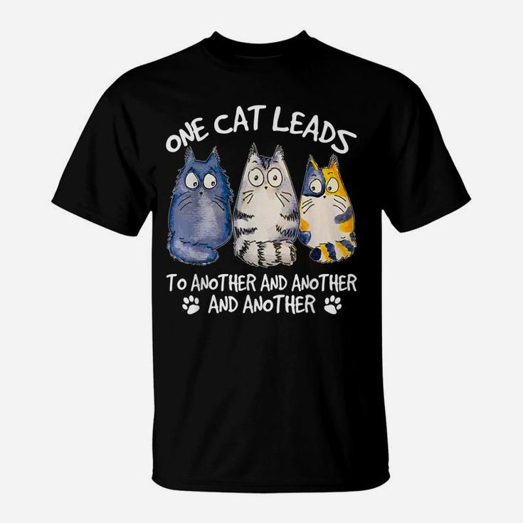 Funny Cat Design Cat Lovers Kittens Hangover T-Shirt