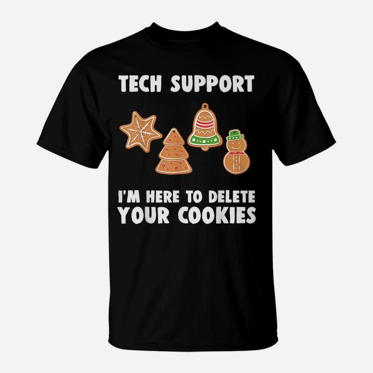 Funny Christmas Tech Support Shirt Computer Programmer T-Shirt