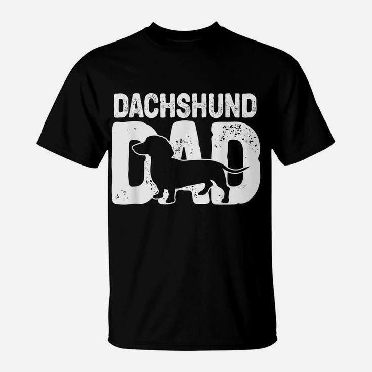 Funny Dachshund Dad Dog Lover Dachshund Father Dog Owner T-Shirt