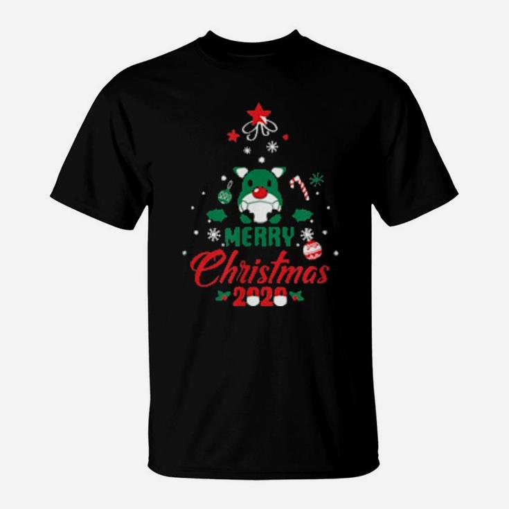 Funny Deer Design Hunters All Of Santa's Reindeer Design T-Shirt