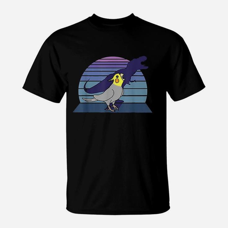 Funny Dinosaur Shadow Birb T-Shirt