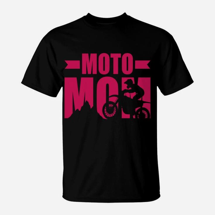 Funny Dirt Bike Motocross Supercross - Moto Mom Sweatshirt T-Shirt