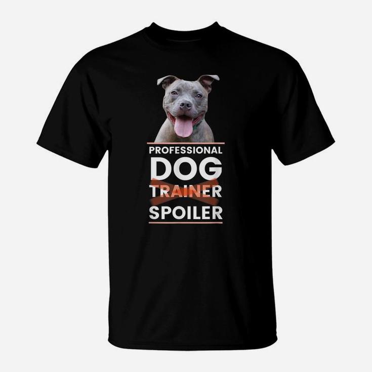 Funny Dog Trainer Pitbull Mom Dad T-Shirt