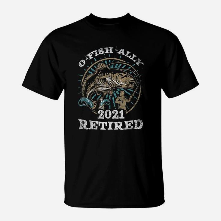 Funny Fishing Fan Retired 2021 Fisherman Retirement T-Shirt Funny Fishing Fan Retired 2021 Fisherman Retirement T-Shirt