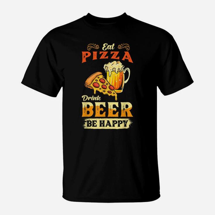 Funny Food Quotes - Eat Pizza Drink Beer T-Shirt