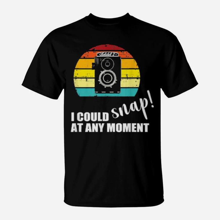 Funny For Old Film Camera Enthusiast Or Fan Or Hobbyist T-Shirt