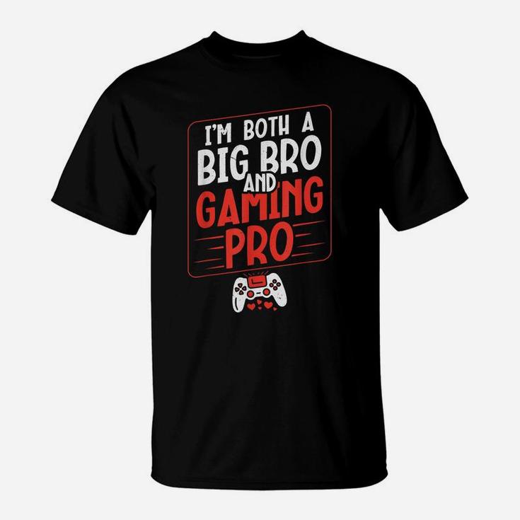 Funny Gamer Brother Vintage Video Games For Boys Son Gaming T-Shirt