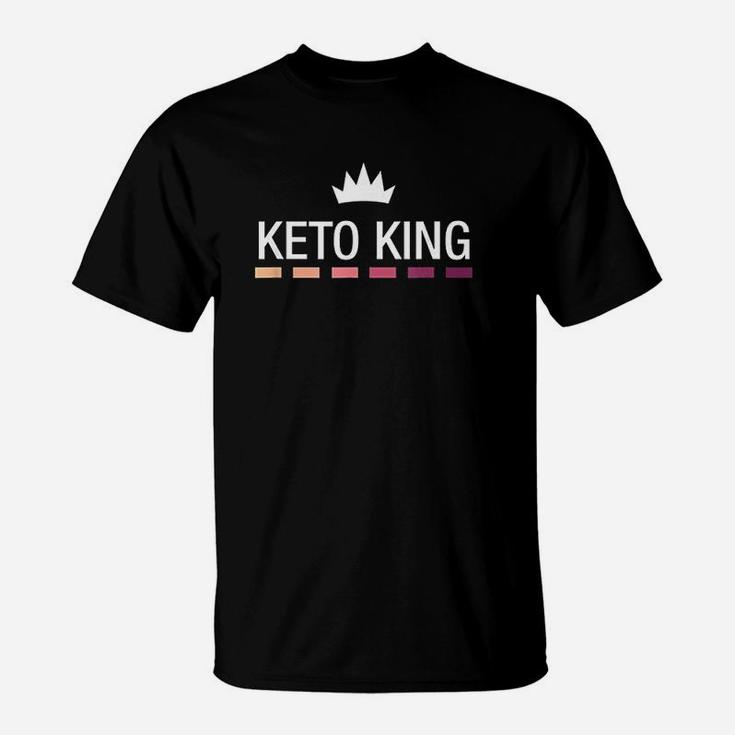 Funny Keto Keto King Ketosis Ketone Lifestyle Gift T-Shirt