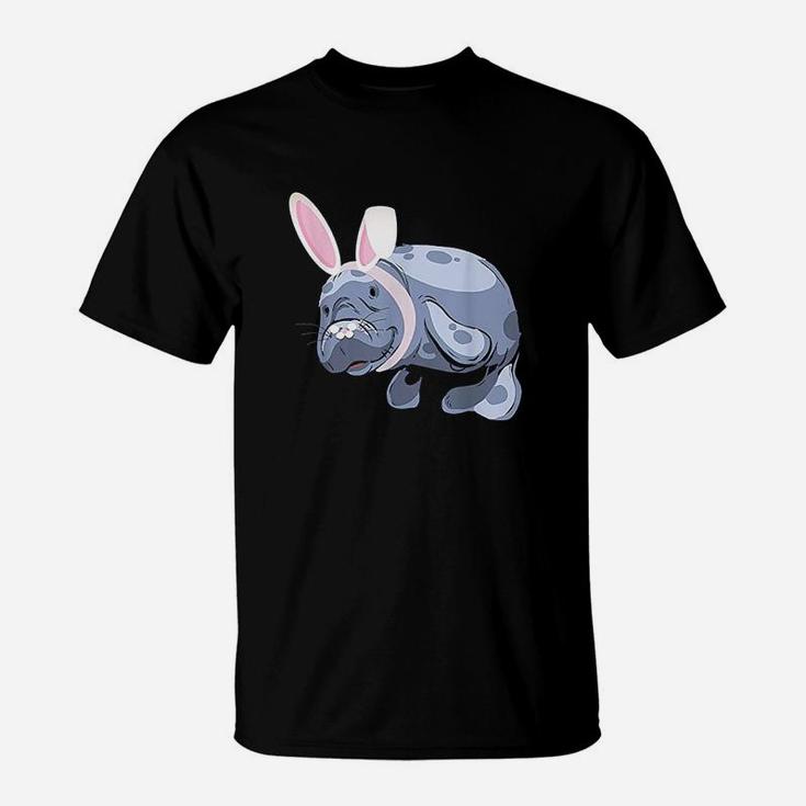 Funny Manatee Easter Bunny T-Shirt
