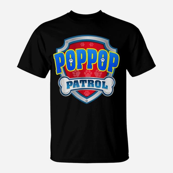 Funny Poppop Patrol - Dog Mom, Dad For Men Women T-Shirt