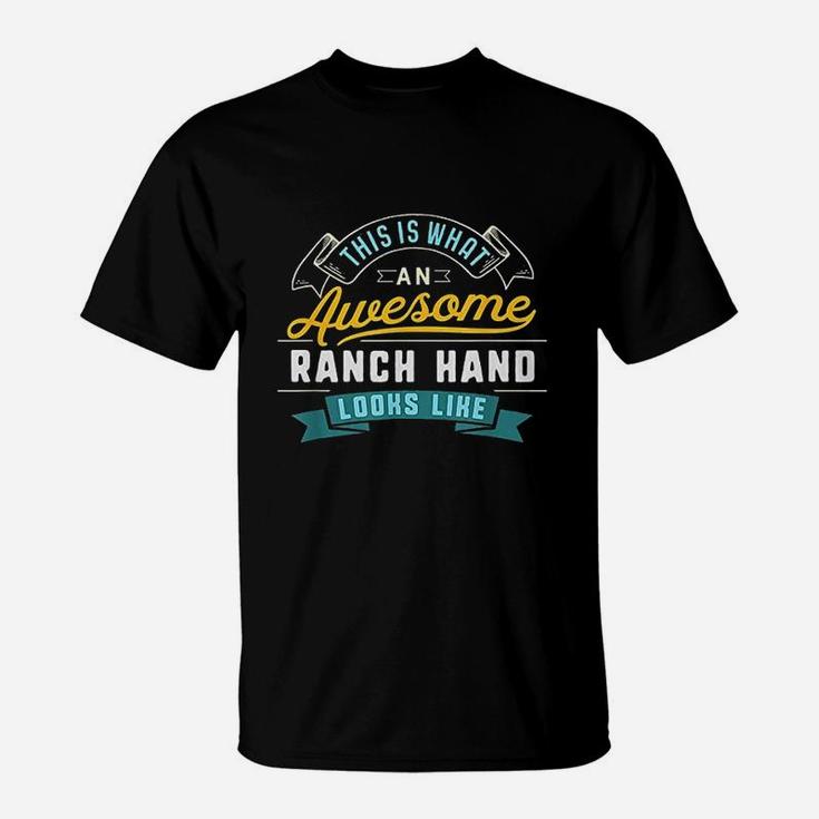 Funny Ranch Hand Awesome Job Occupation Graduation T-Shirt