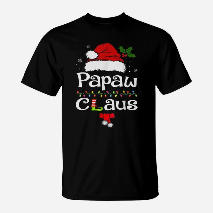 Funny Santa Papaw Claus Christmas Matching Family T-Shirt