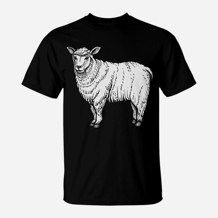 Funny Sheep Design I Know You Herd Me Sheep Lovers T-Shirt