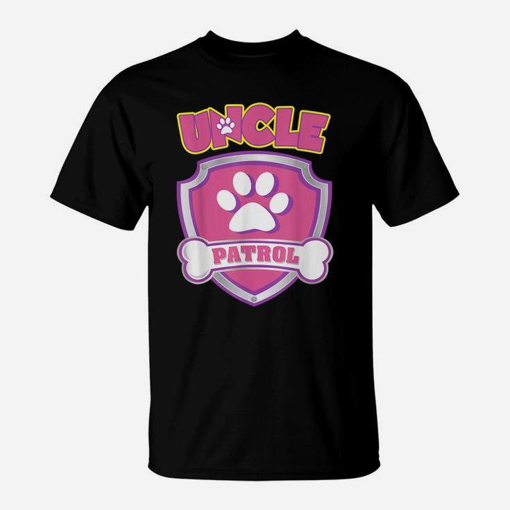 Funny Uncle Patrol - Dog Mom, Dad For Men Women T-Shirt