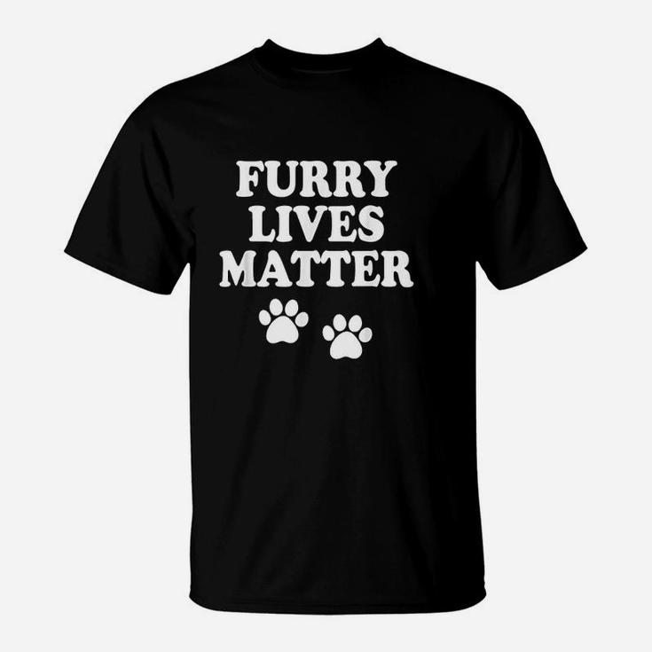 Furry Pets Dog Cat T-Shirt