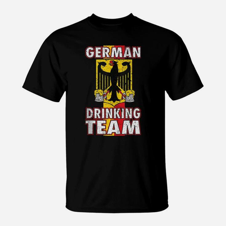 German Drinking Team Germany Flag Funny Oktoberfest Gift T-Shirt