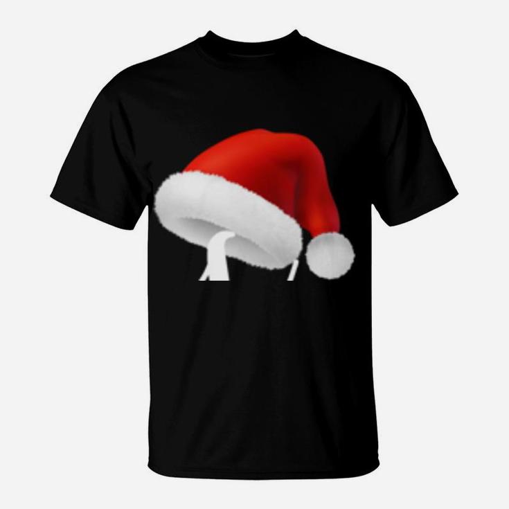 Gigi Claus Grandma Women For Christmas Santa Plaid T-Shirt