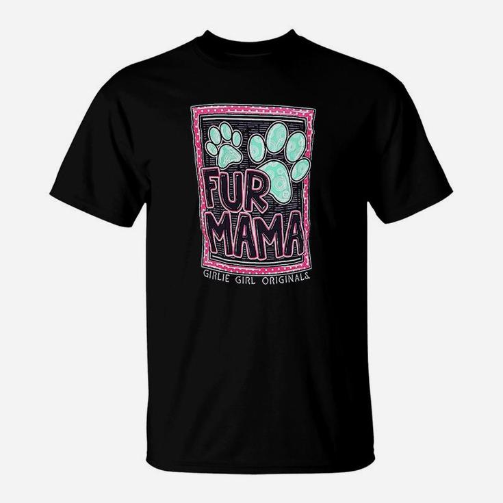 Girls Fur Mama Preppy T-Shirt