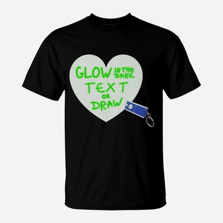 Glow In The Dark Text Or Draw T-Shirt