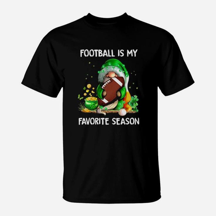 Gnomes Irish Football Is My Favorite Season T-Shirt