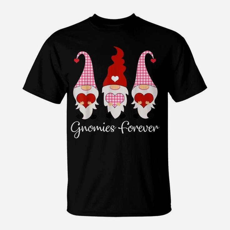 Gnomies Forever Valentine Gnome Best Friends Matching T-Shirt