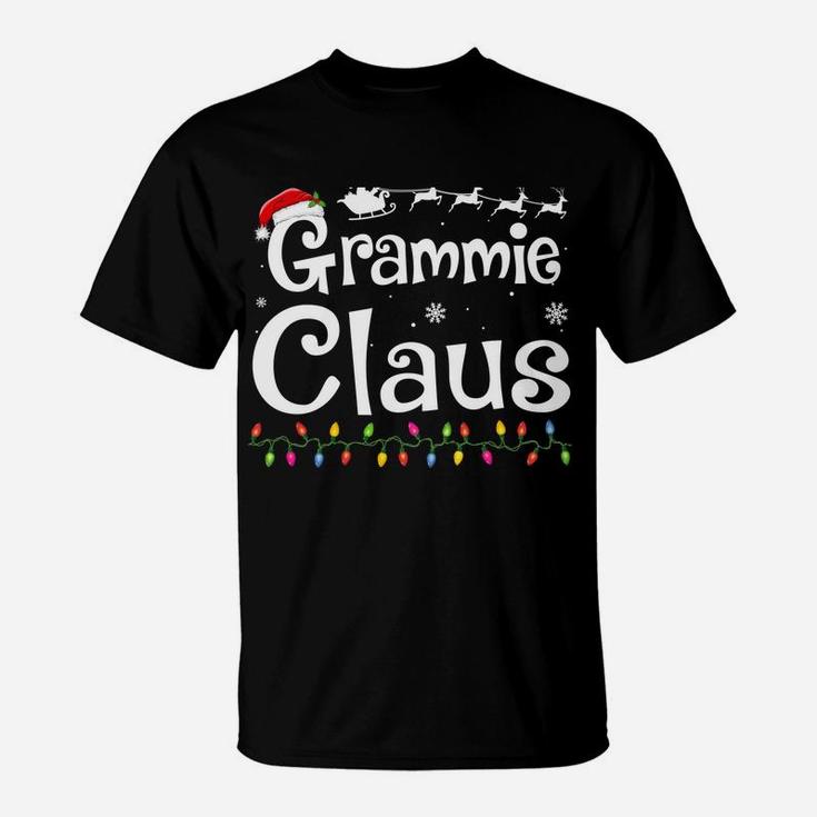 Grammie Claus Funny Grandma Santa Pajamas Christmas Gift T-Shirt