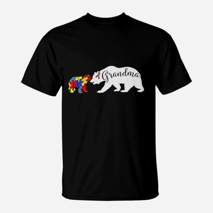 Grandma Bear Autism Awareness T-Shirt