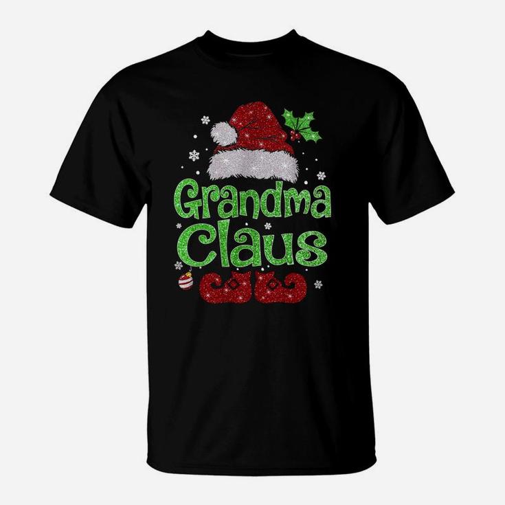 Grandma Claus Shirt Christmas Pajama Family Matching Xmas Sweatshirt T-Shirt