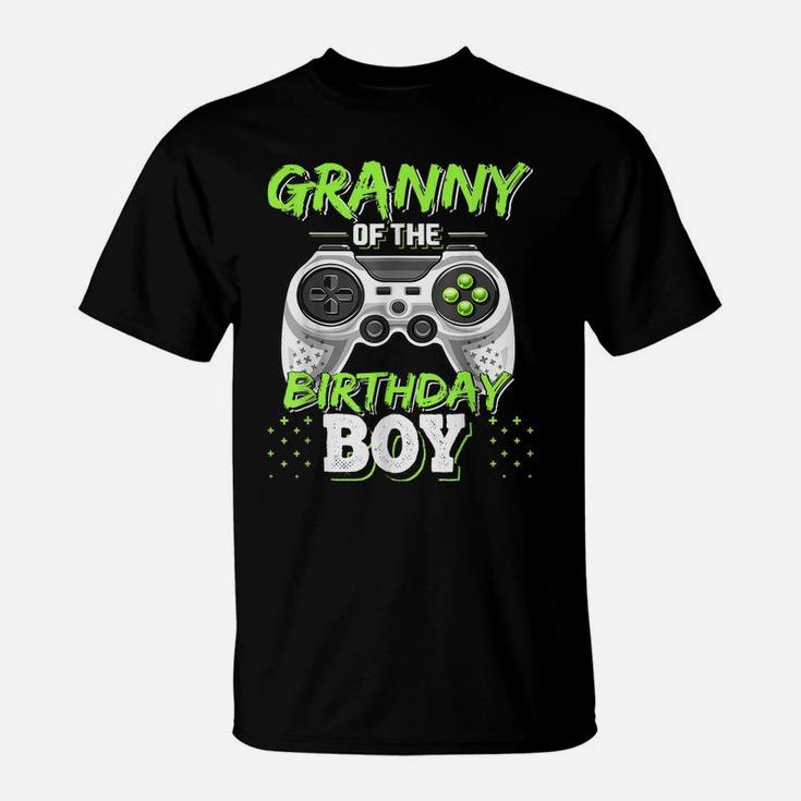 Granny Of The Birthday Boy Matching Video Game Birthday T-Shirt