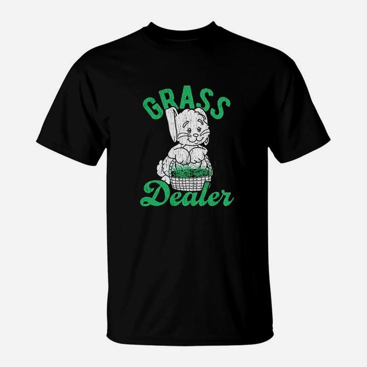 Grass Dealer Funny Easter Bunny Basket Holdiay T-Shirt
