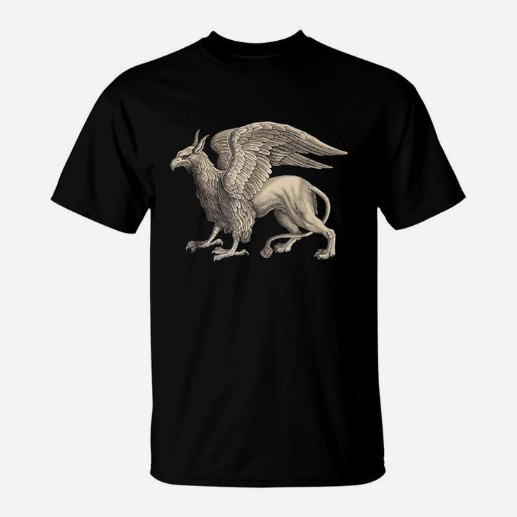 Griffin Eagle Lion Medieval Bird Mythical Creature T-Shirt