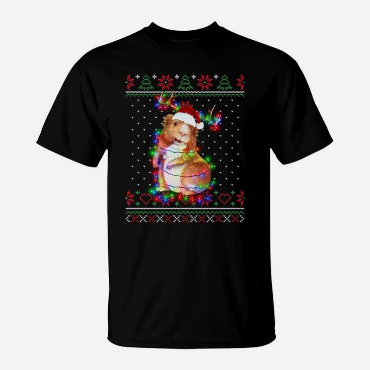 Guinea Pig Animal Ugly Sweater Christmas Puppy Animal Lover T-Shirt