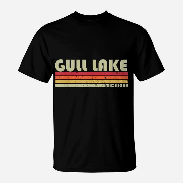 Gull Lake Michigan Funny Fishing Camping Summer Gift T-Shirt
