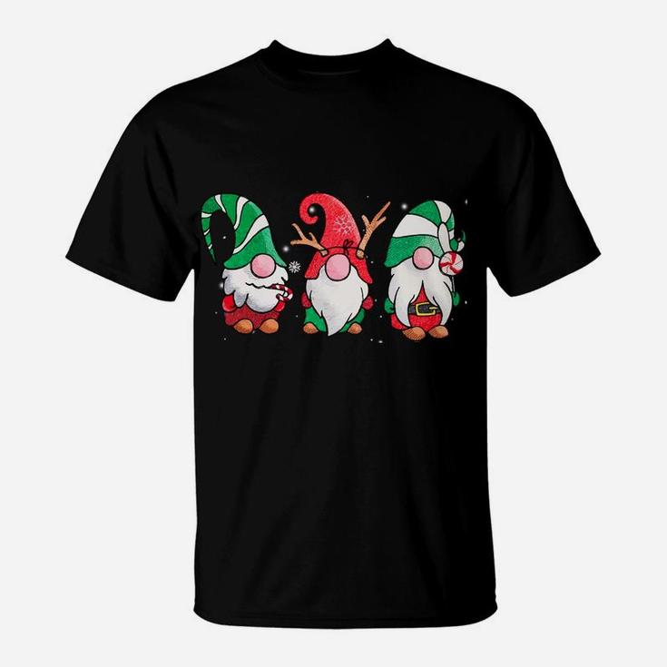Hanging With My Gnomies Nordic Santa Gnome Christmas Pajama T-Shirt
