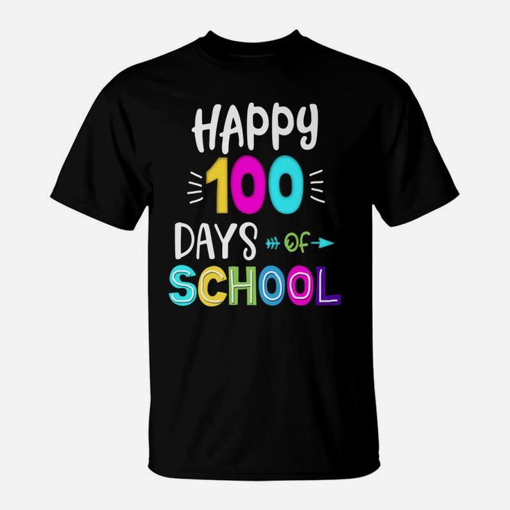 Happy 100 Days Of School Pre-K 1St Grade Teacher Outfit T-Shirt