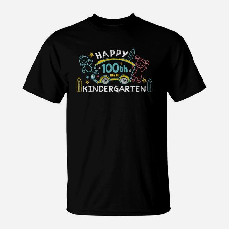 Happy 100Th Day Kindergarten School Sweat Shirt Teacher Stud T-Shirt