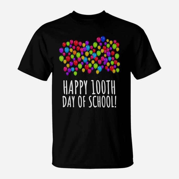 Happy 100Th Day Of School One Hundred Days Of School Des T-Shirt
