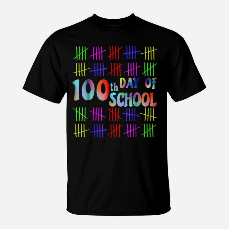Happy 100Th Day Of School Party T Shirt For Kids And Teacher T-Shirt