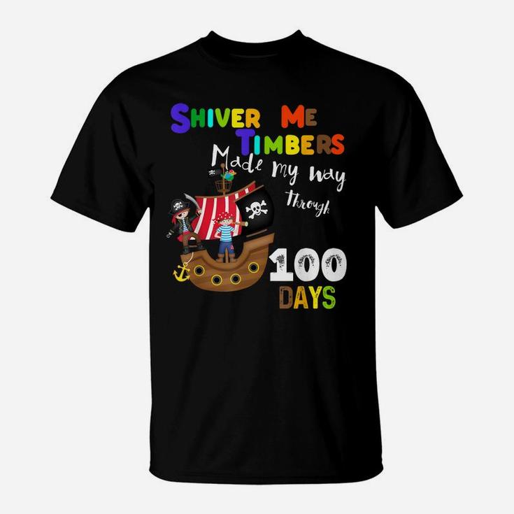 Happy 100Th Day Of School Shirt For Boys Girls Kids Teacher T-Shirt
