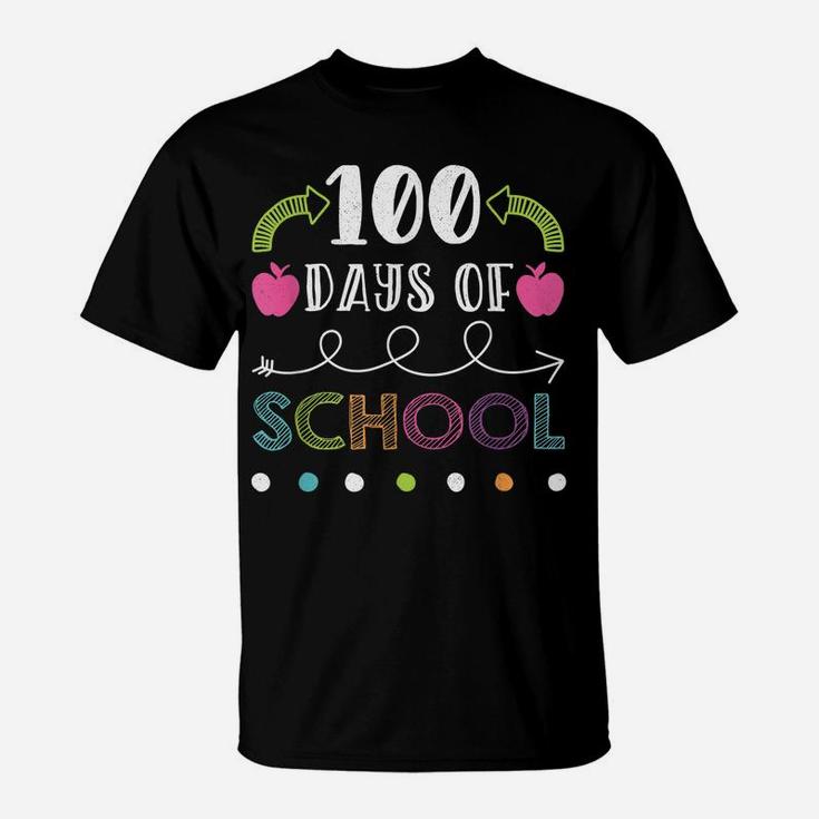 Happy 100Th Day Of School Shirt For Teacher Or Child T-Shirt