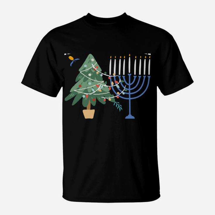 Happy Chrismukkah Funny Hanukkah And Christmas Gift T-Shirt