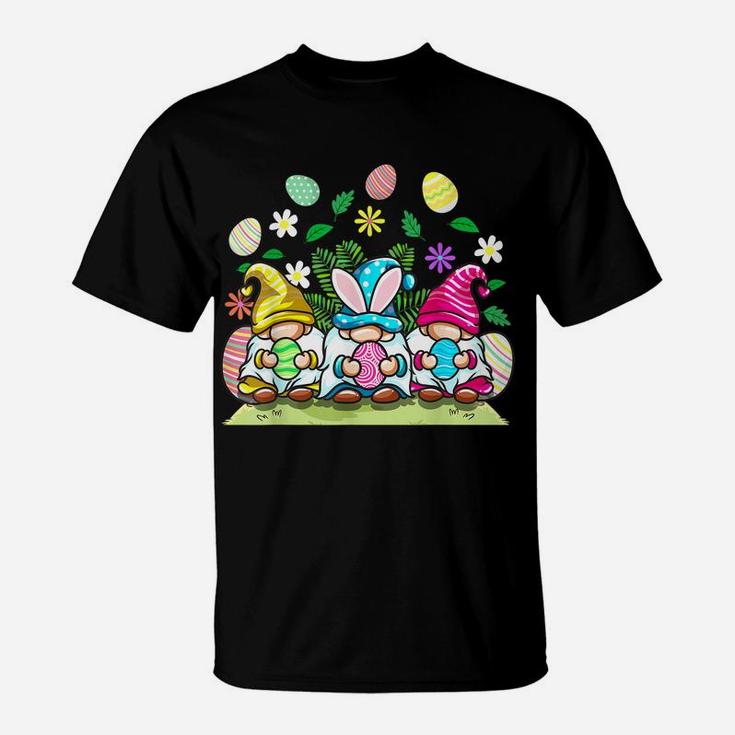 Happy Easter Gnomes Egg Hunting Gift For Men Womens Kids T-Shirt