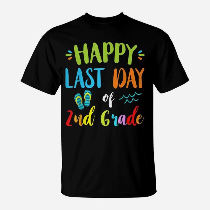 Happy Last Day Of 2Nd Grade Summer Vacation Gift Ideas T-Shirt