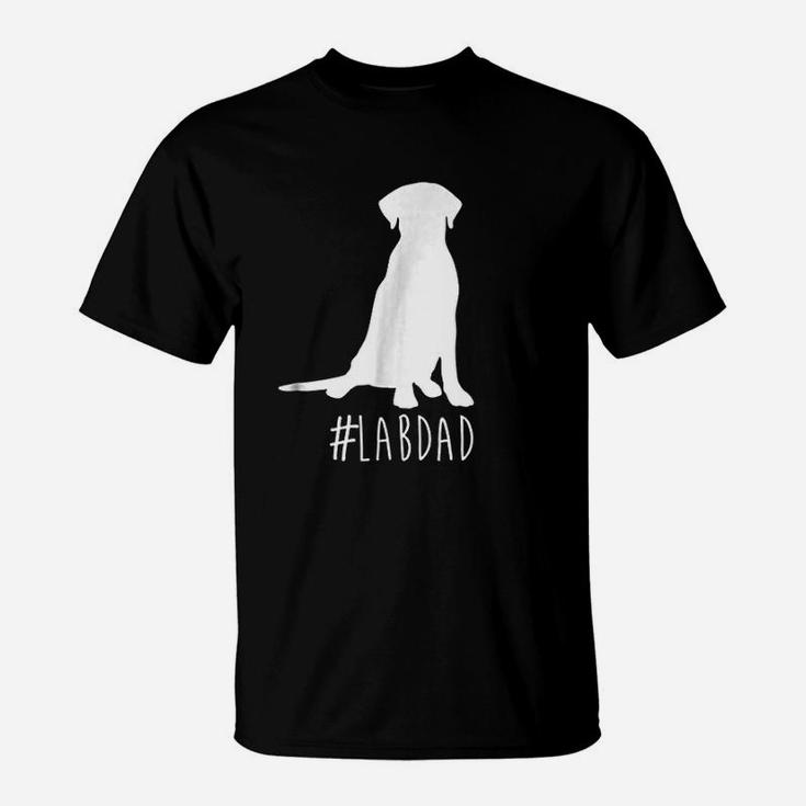 Hashtag Lab Dad Labrador Retriever Dad T-Shirt